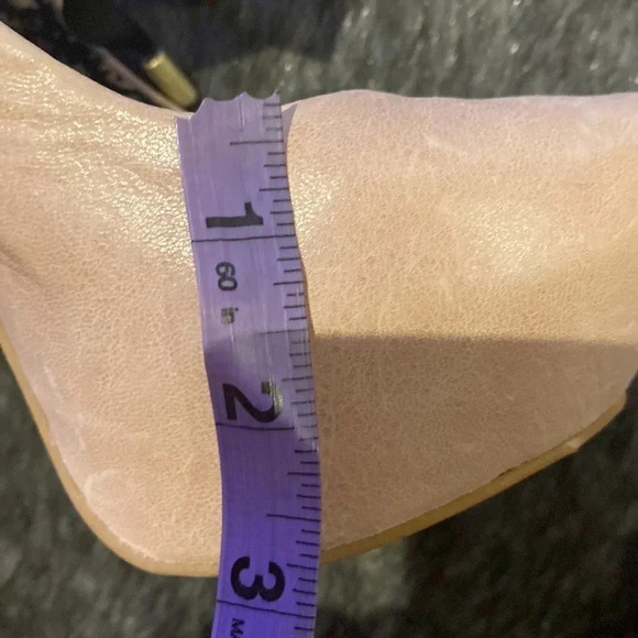 Jessica Simpson  Tan platform bow tie pumps Sz 6 - Picture 9 of 13